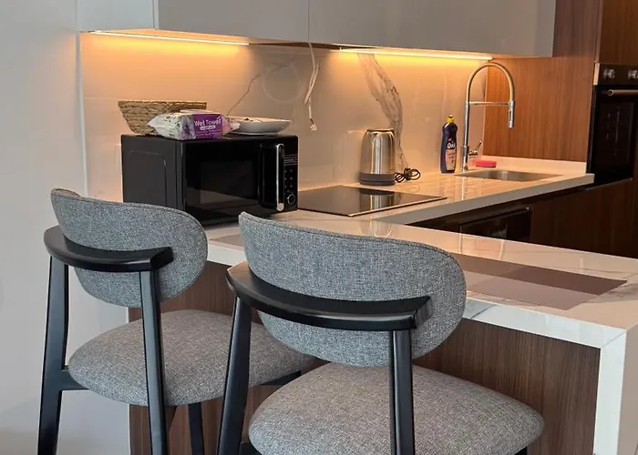 Apartmán Long Beach, Iskele, Grand Sapphire - Pool View Luxury *