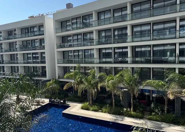 Long Beach, Iskele, Grand Sapphire - Pool View Luxury Apartmán Paralimni