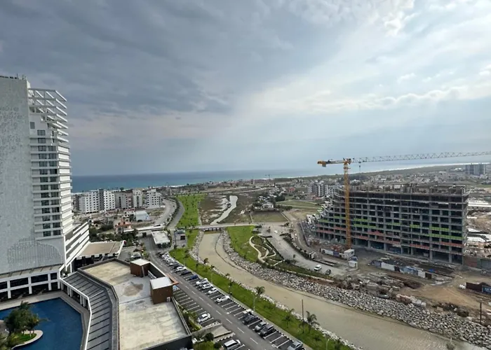 Long Beach, Iskele, Grand Sapphire - Pool View Luxury Apartmán