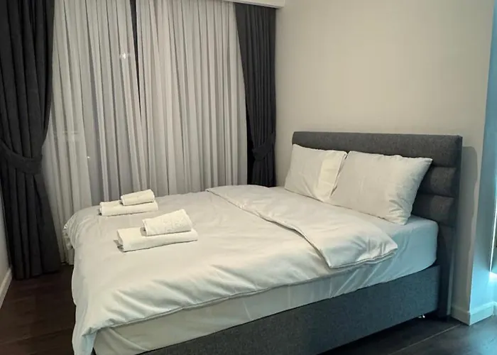 Long Beach, Iskele, Grand Sapphire - Pool View Luxury Apartmán *